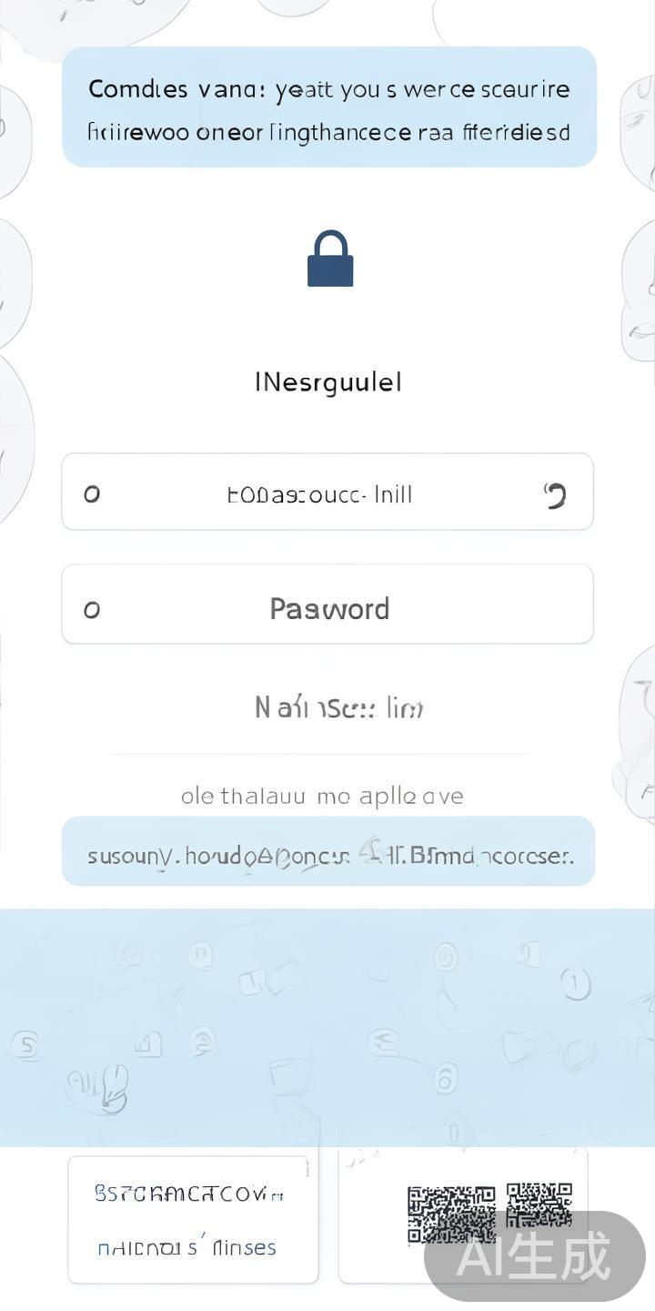 使用安全账号信息：登录时输入账号和密码，建议设置复